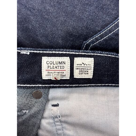 Levis Made & Crafted Jeans 30 Womens Column Pleated Dark Wash Denim - Picture 7 of 8